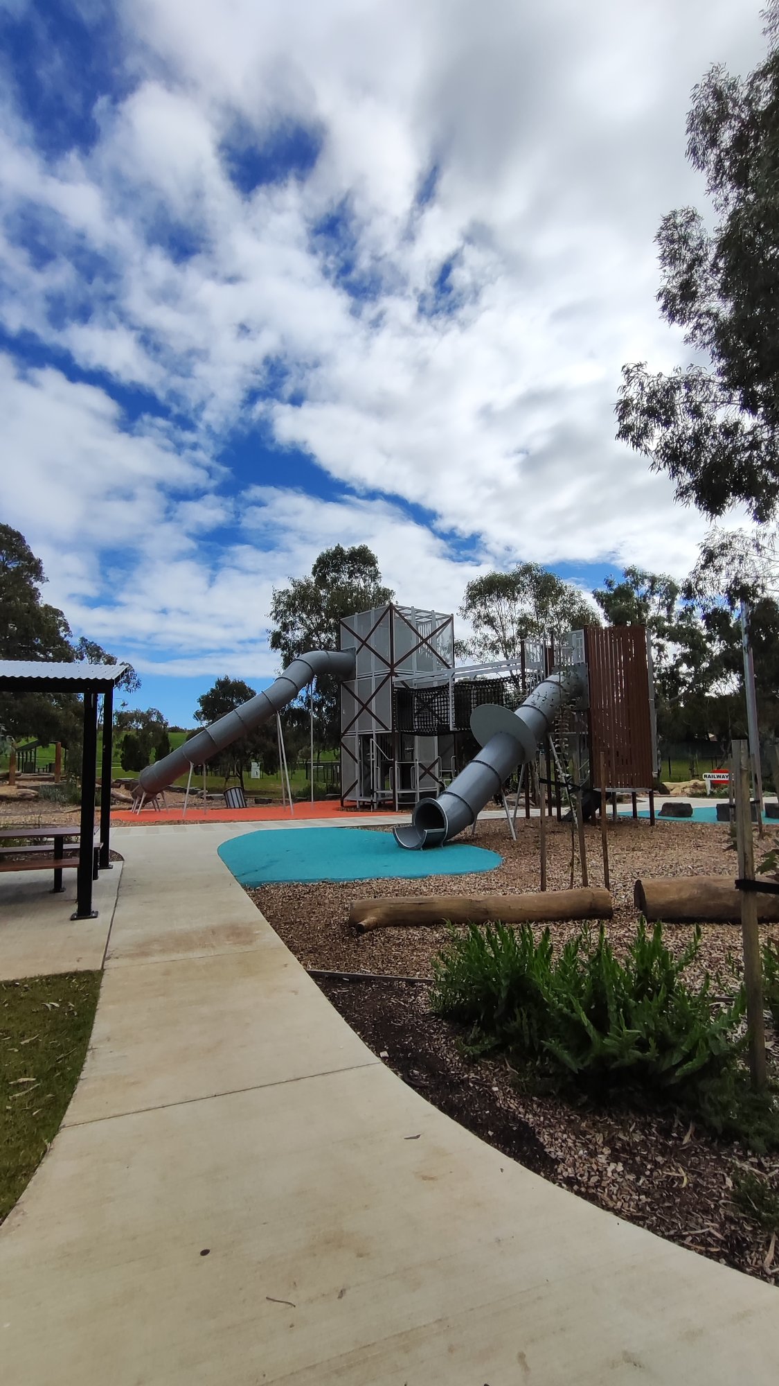 Adventure Playground with Tube Slides