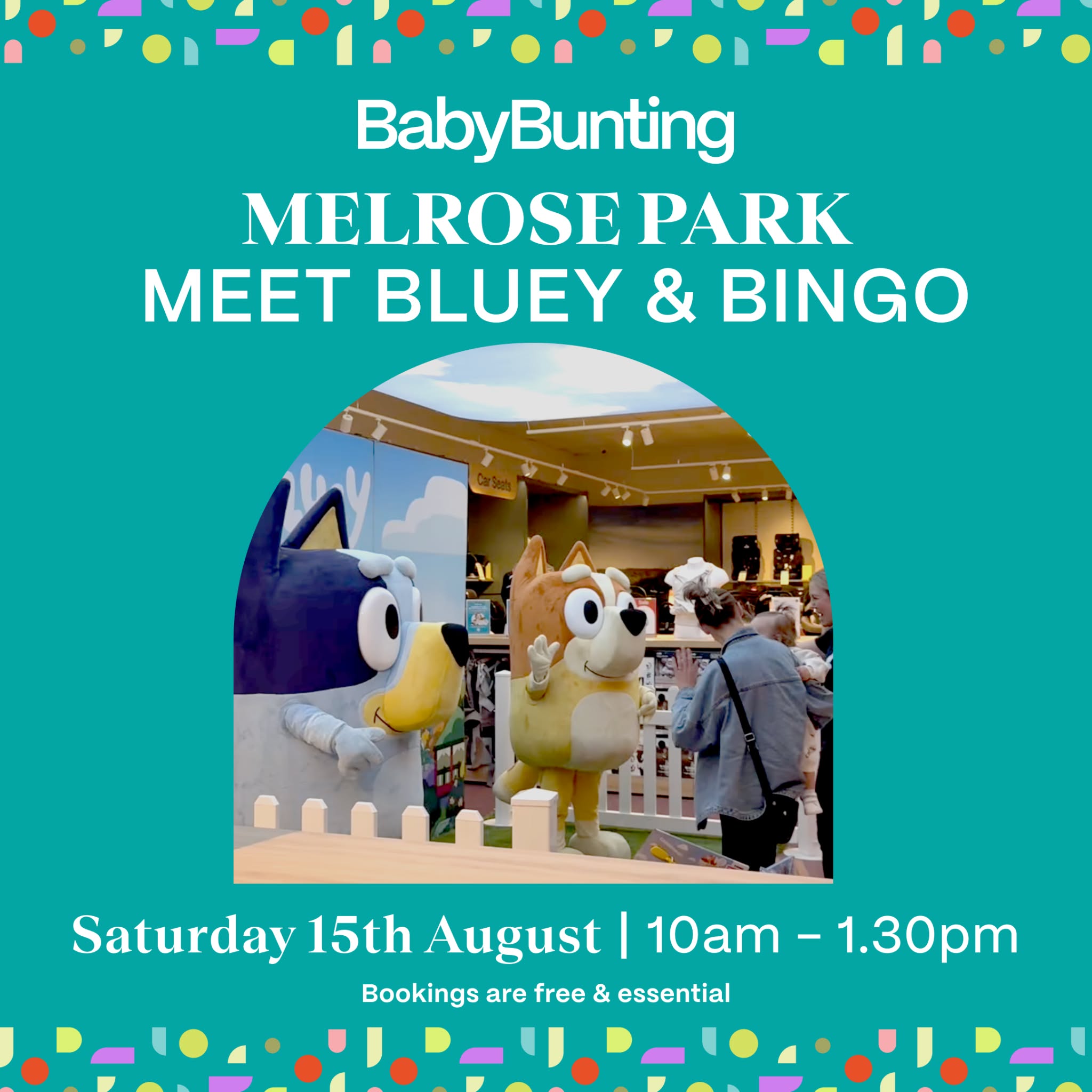 Bluey and Bingo Meet and Greet at Baby Bunting