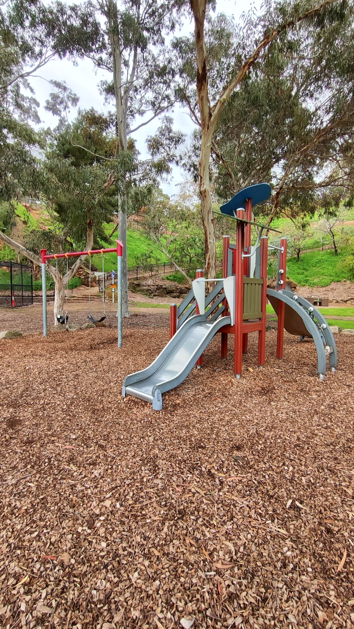Bushland Playground with Slide and Swings