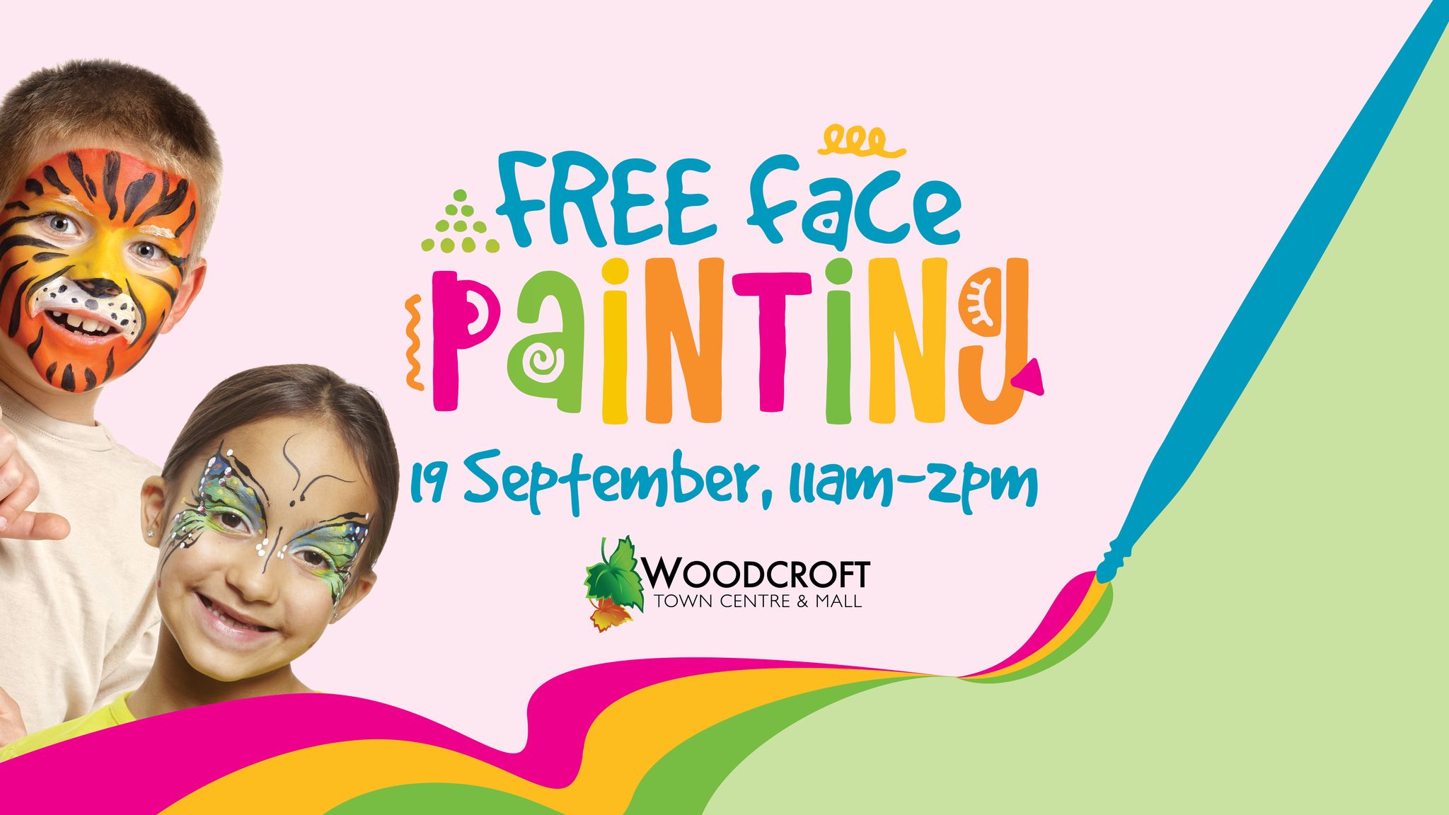 Face Painting at Woodcroft Town Centre