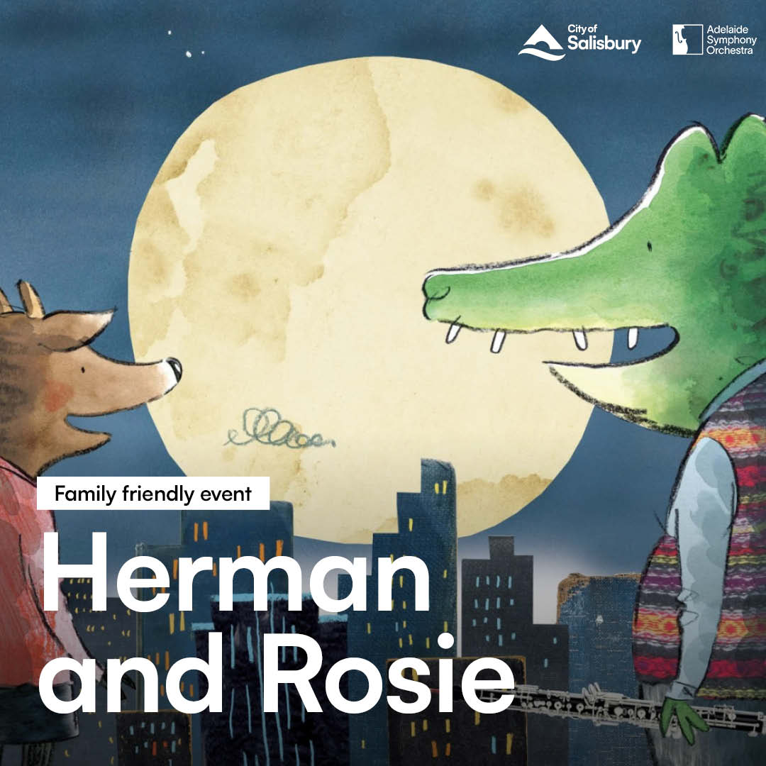 Herman and Rosie with the Adelaide Symphony Orchestra