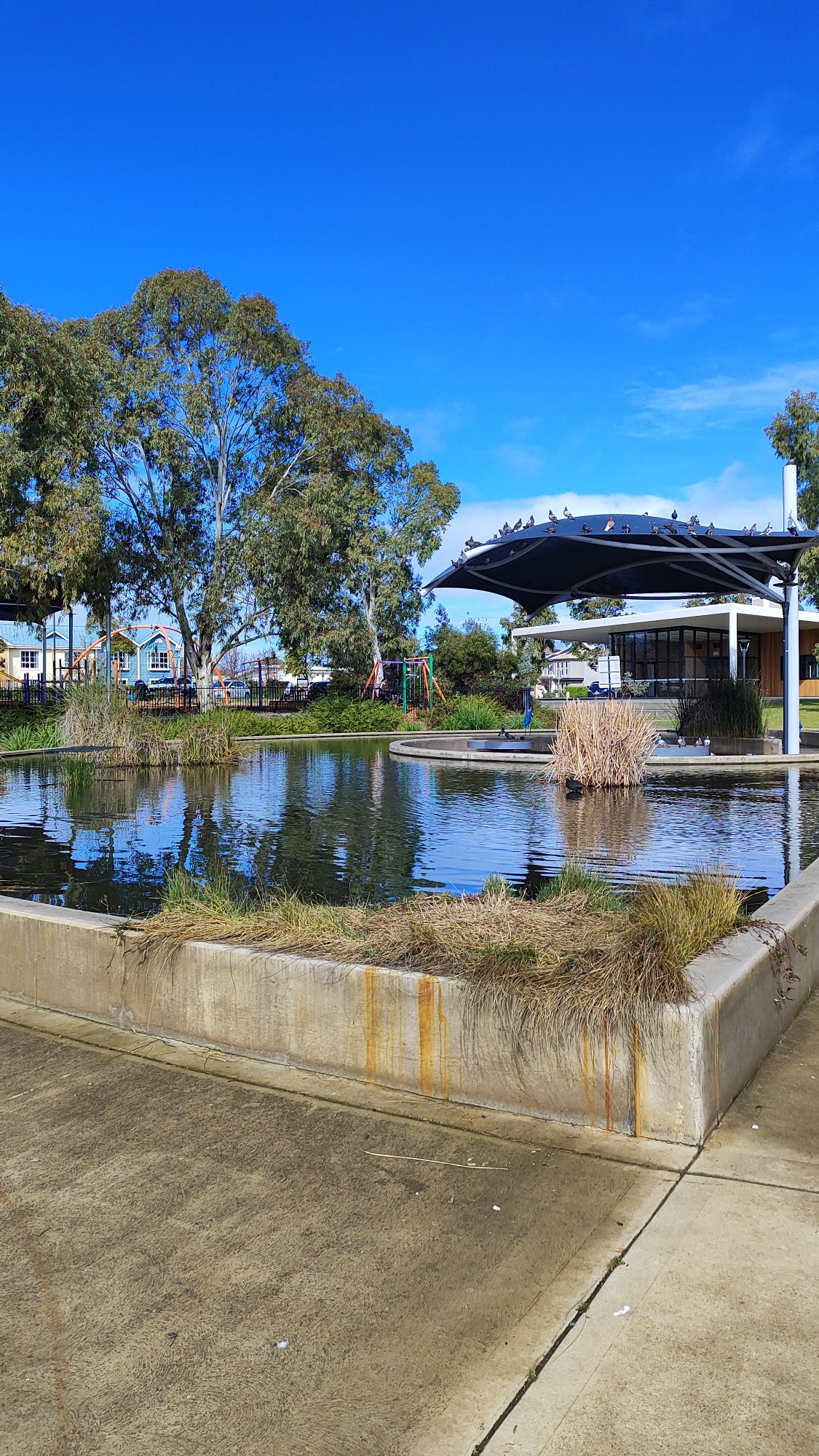 Shaded Community Playground photo