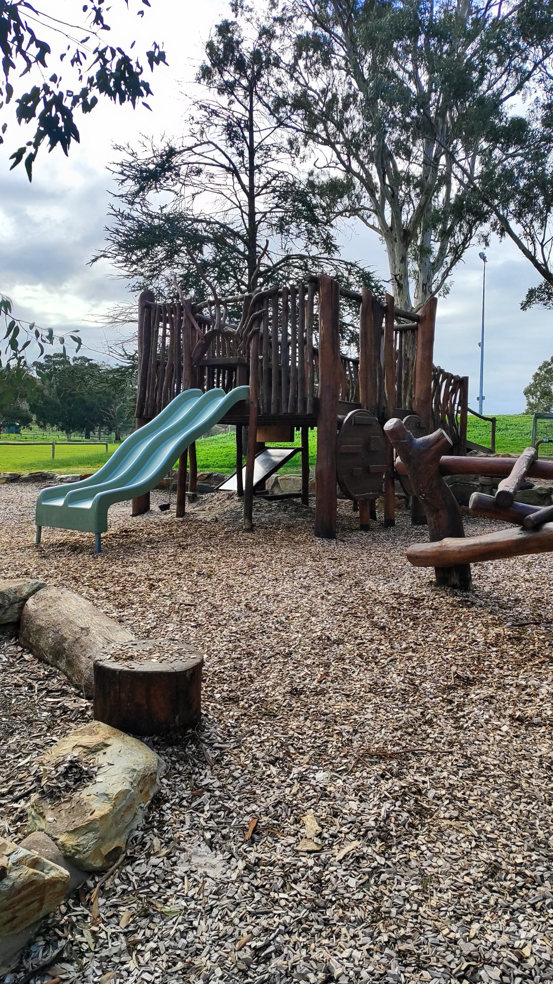 Nature Play Log Climbing Frame photo