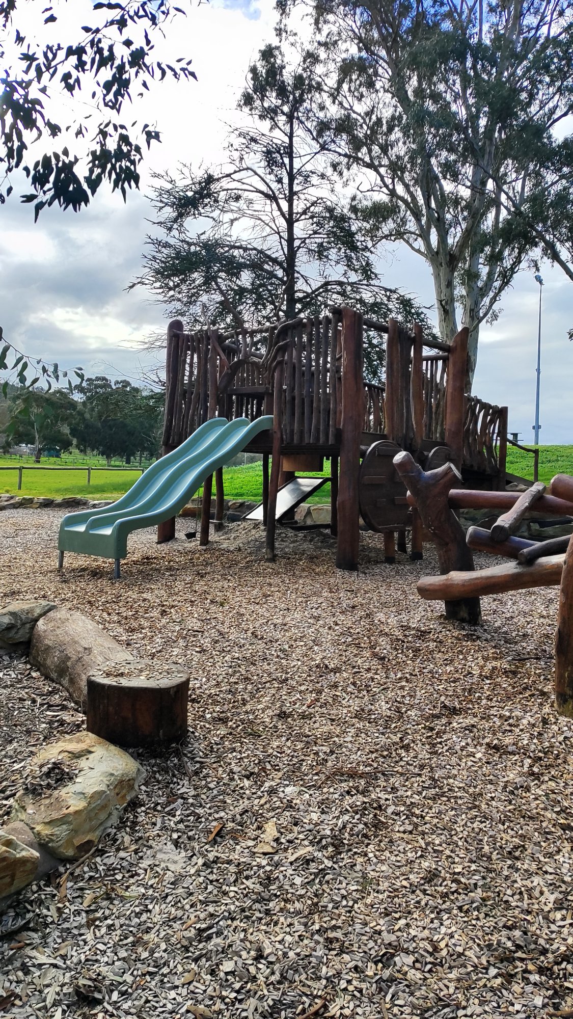 Nature Play Log Climbing Frame photo