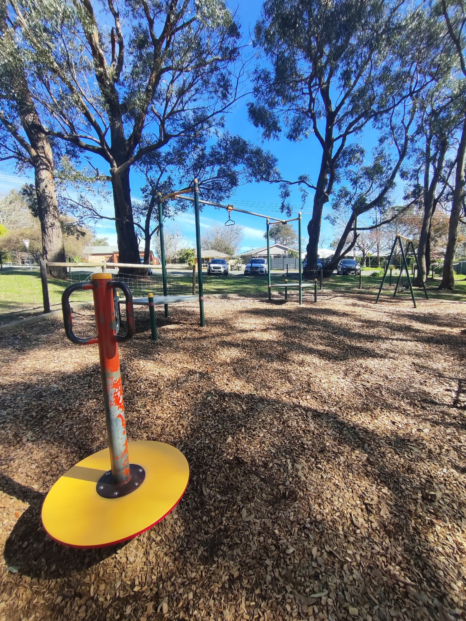 Local Playground with Yellow Slide photo
