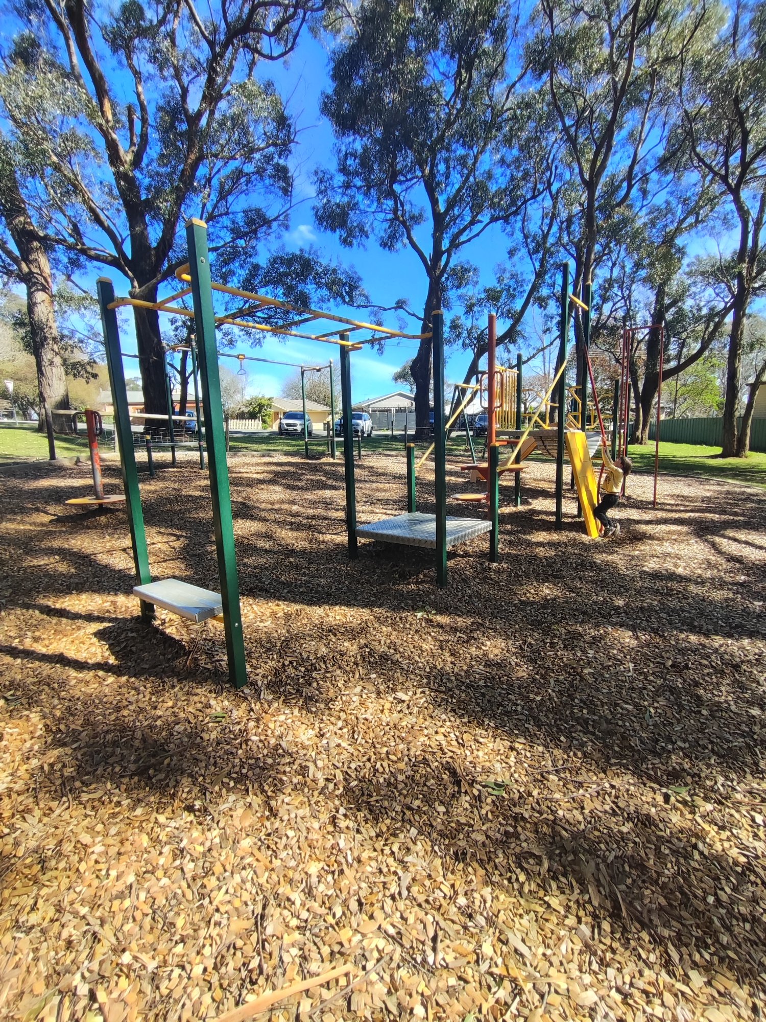 Local Playground with Yellow Slide photo