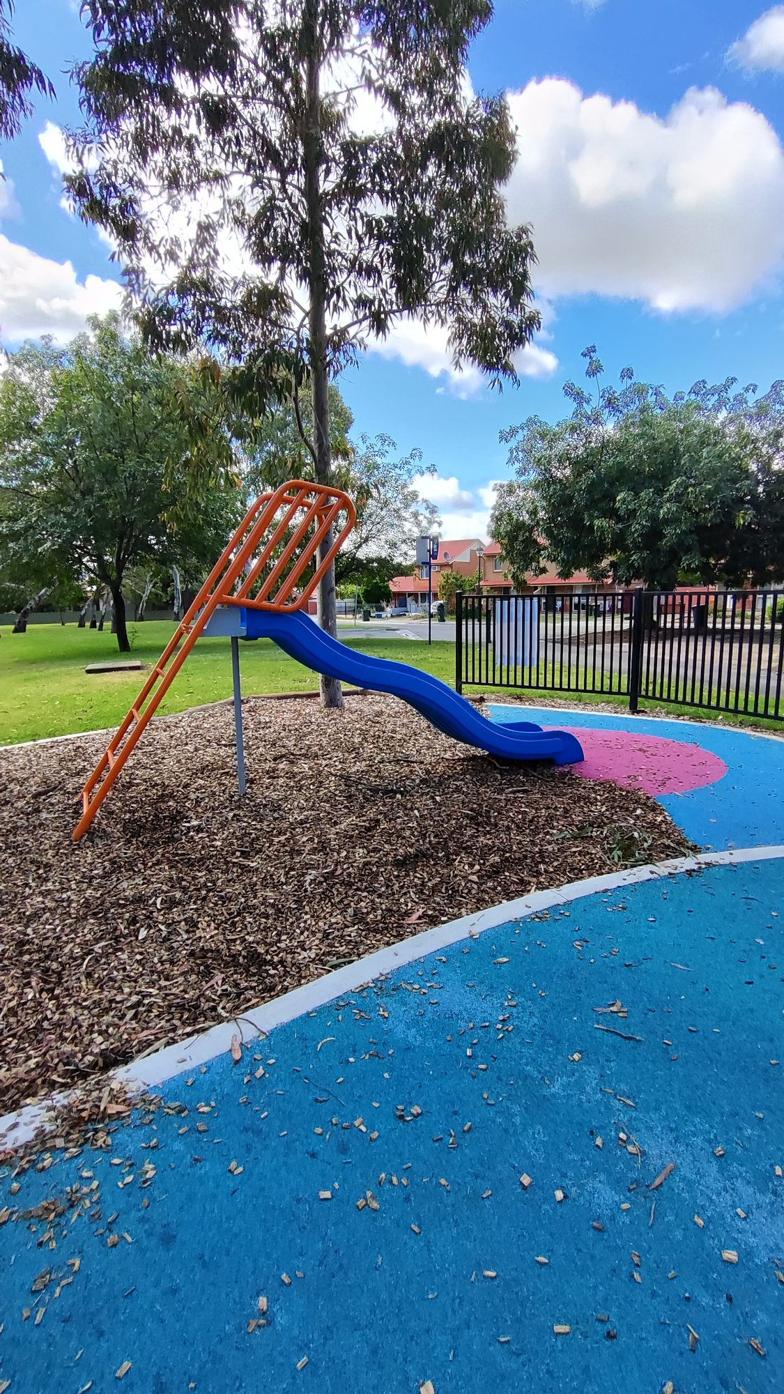 Nature Play Park with Logs and Picnic Area photo